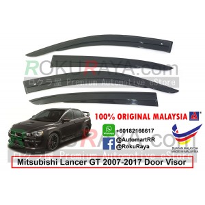 Mitsubishi Lancer GT 2007-2017 AG Door Visor Air Press Wind Deflector (AG Mugen Design)